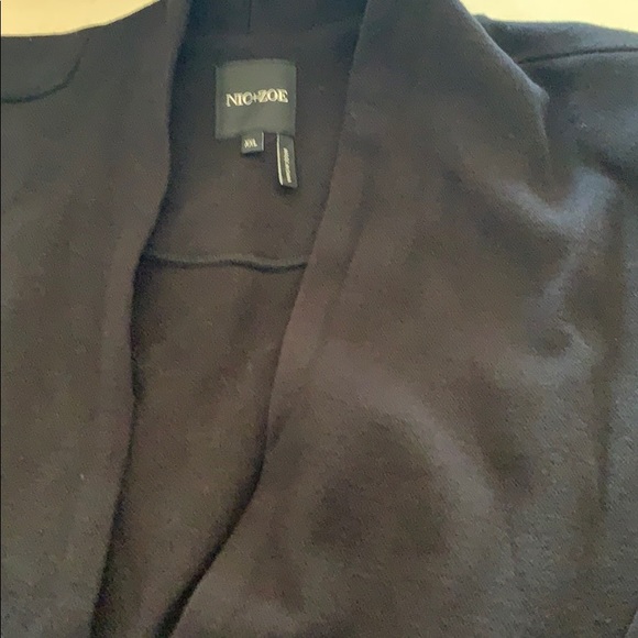 Black cardigan